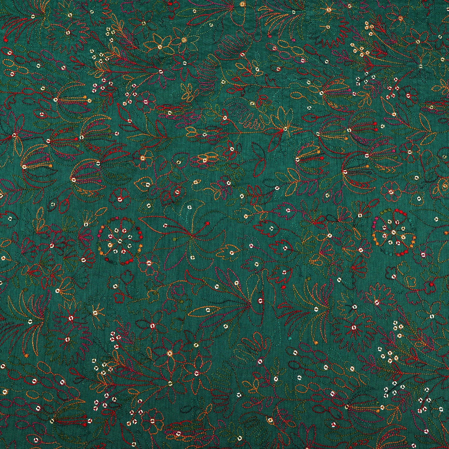 Raw Silk Embroidery Fabric