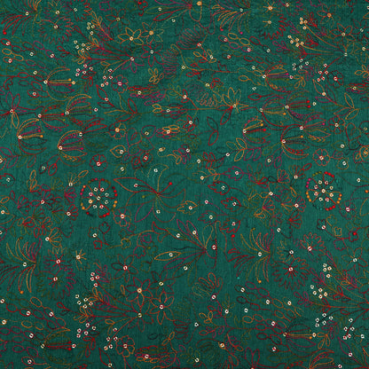 Raw Silk Embroidery Fabric