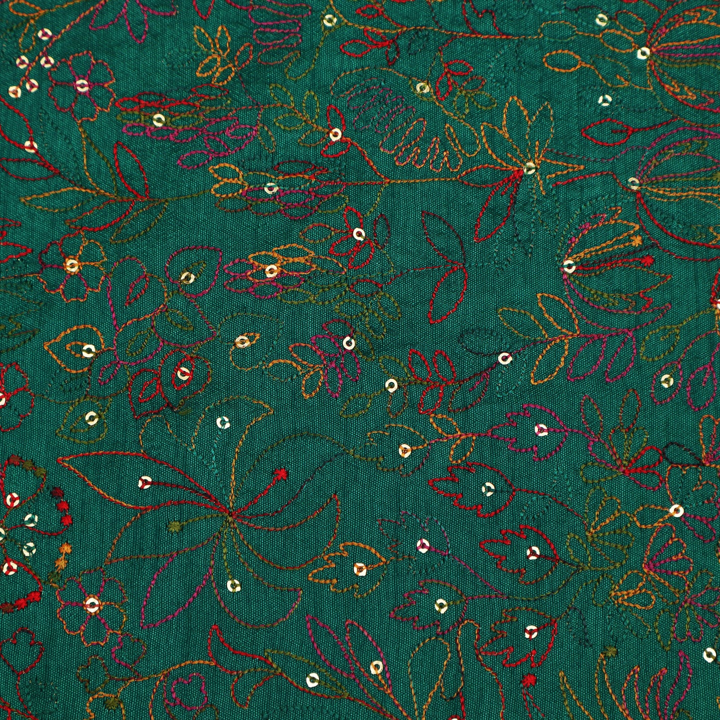 Raw Silk Embroidery Fabric