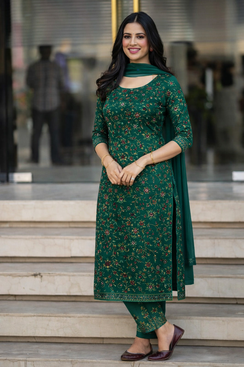 Raw Silk Embroidery Fabric