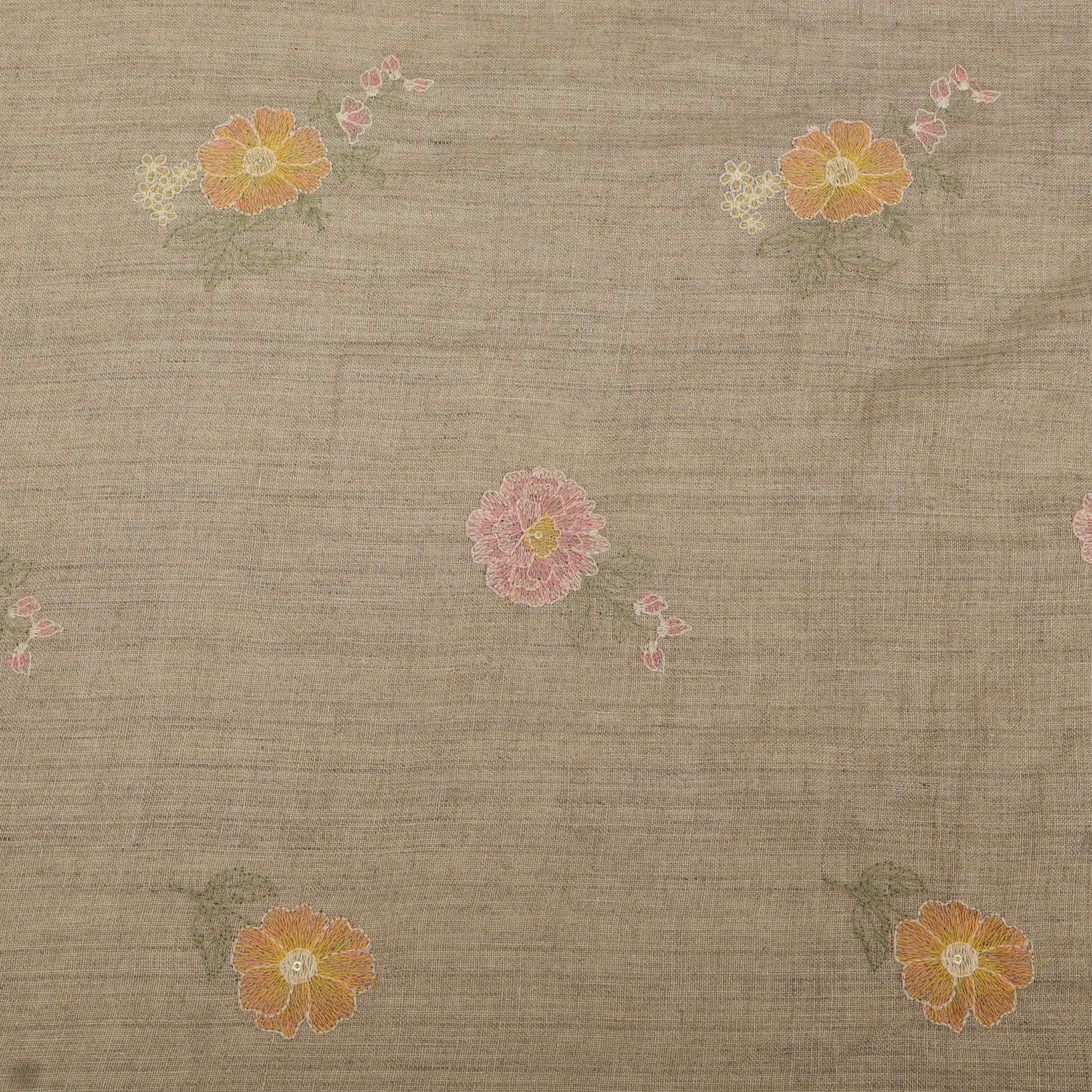 Pure Linen Embroidery Fabric