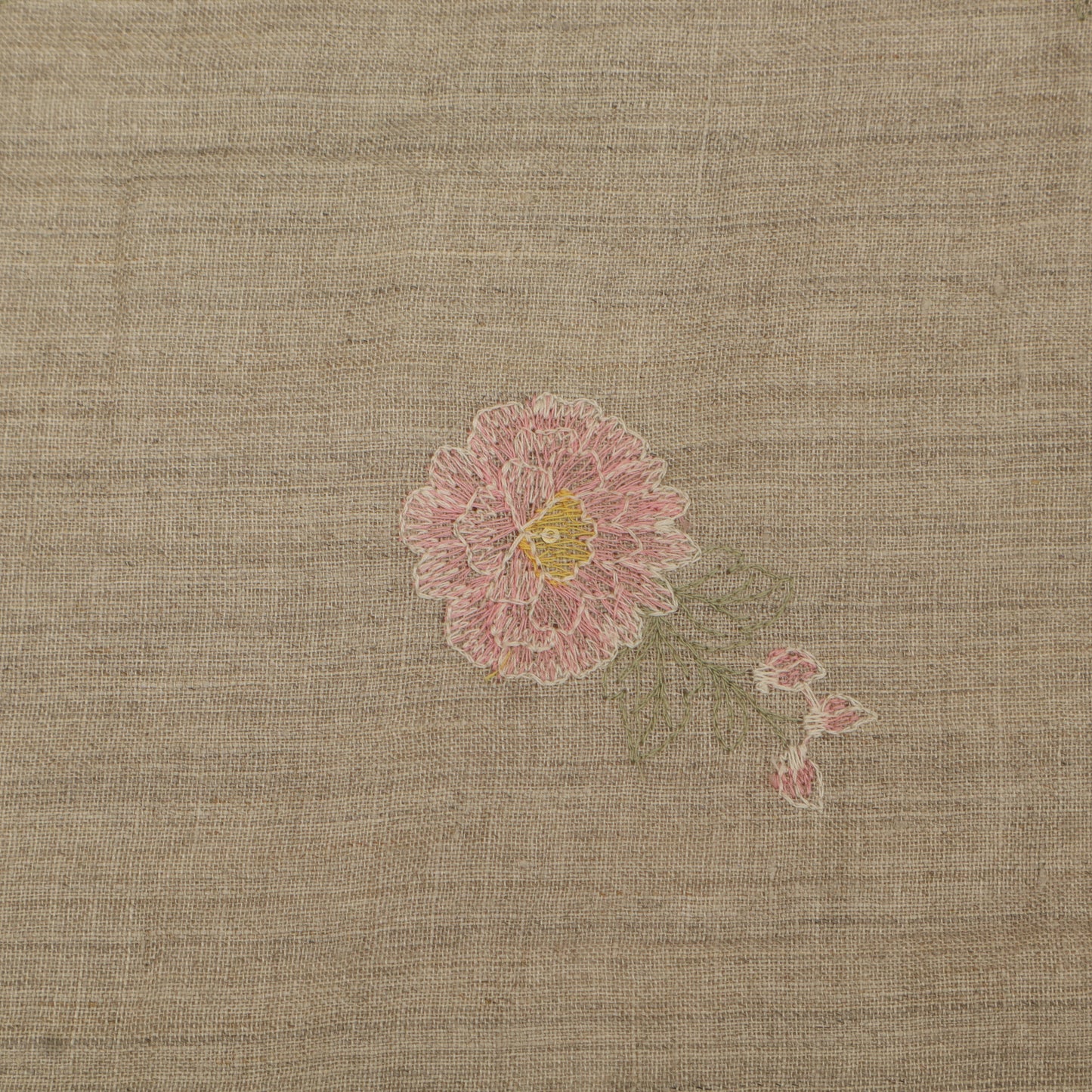 Pure Linen Embroidery Fabric