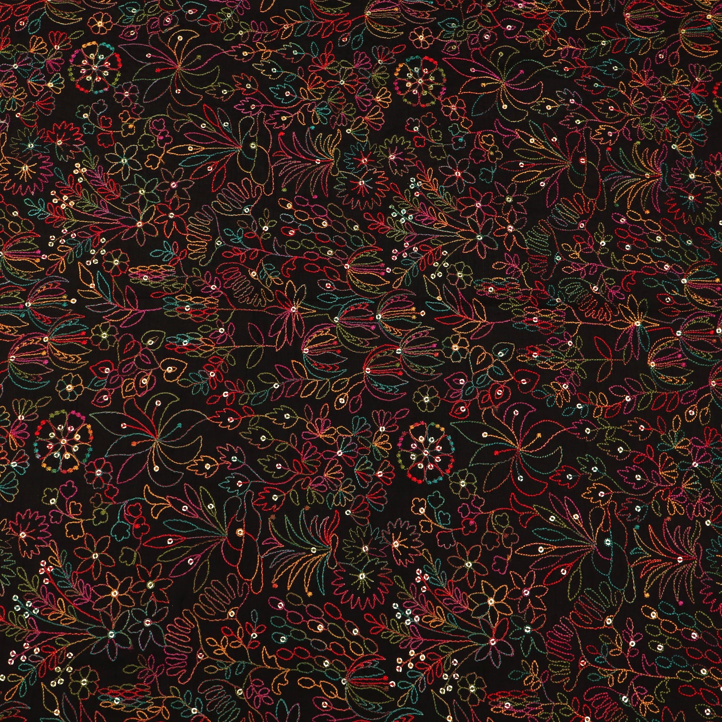 Raw Silk Embroidery Fabric