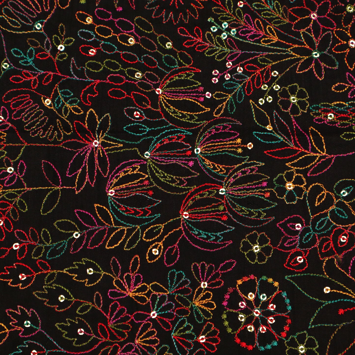 Raw Silk Embroidery Fabric