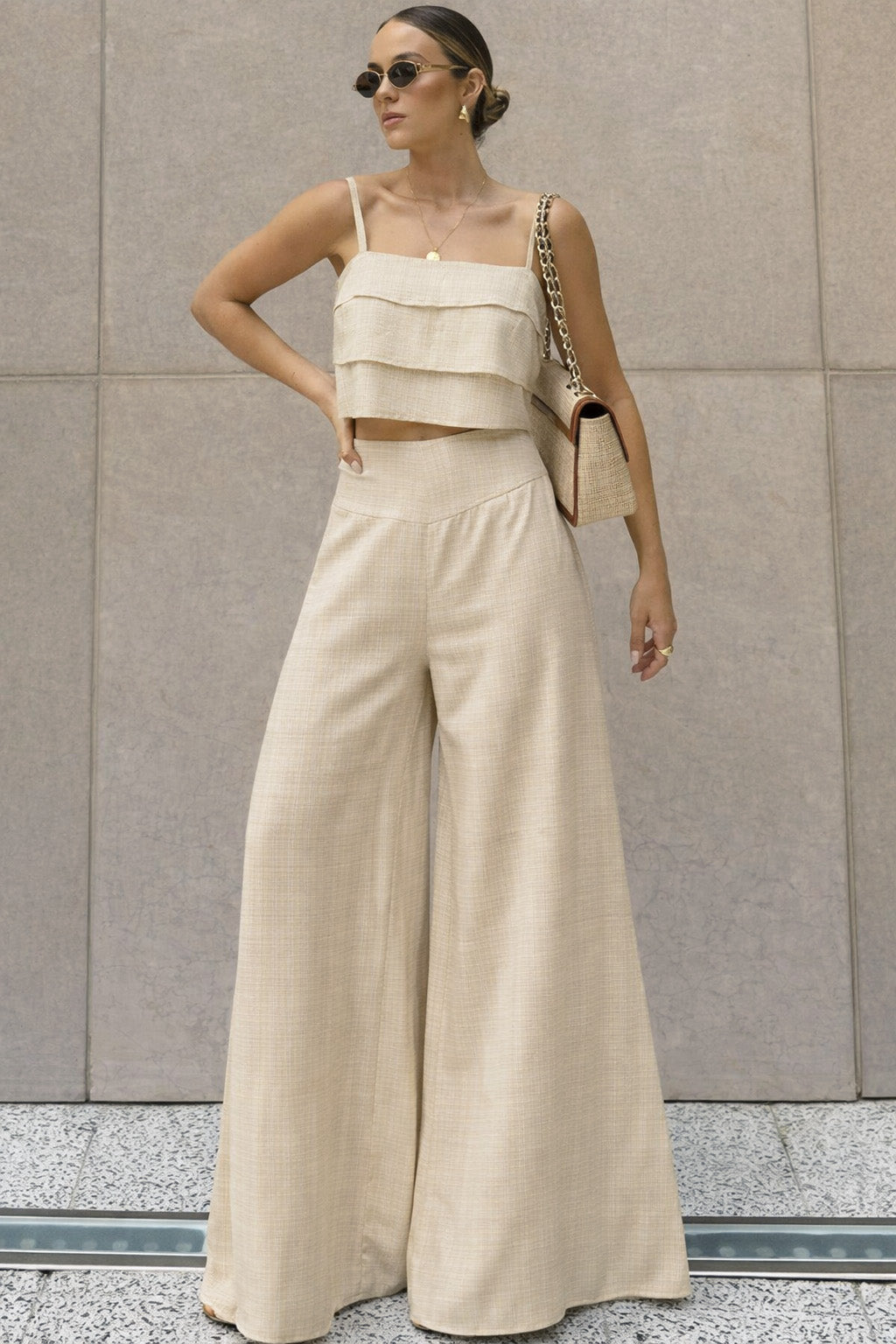 Kota Check Plain Fabric