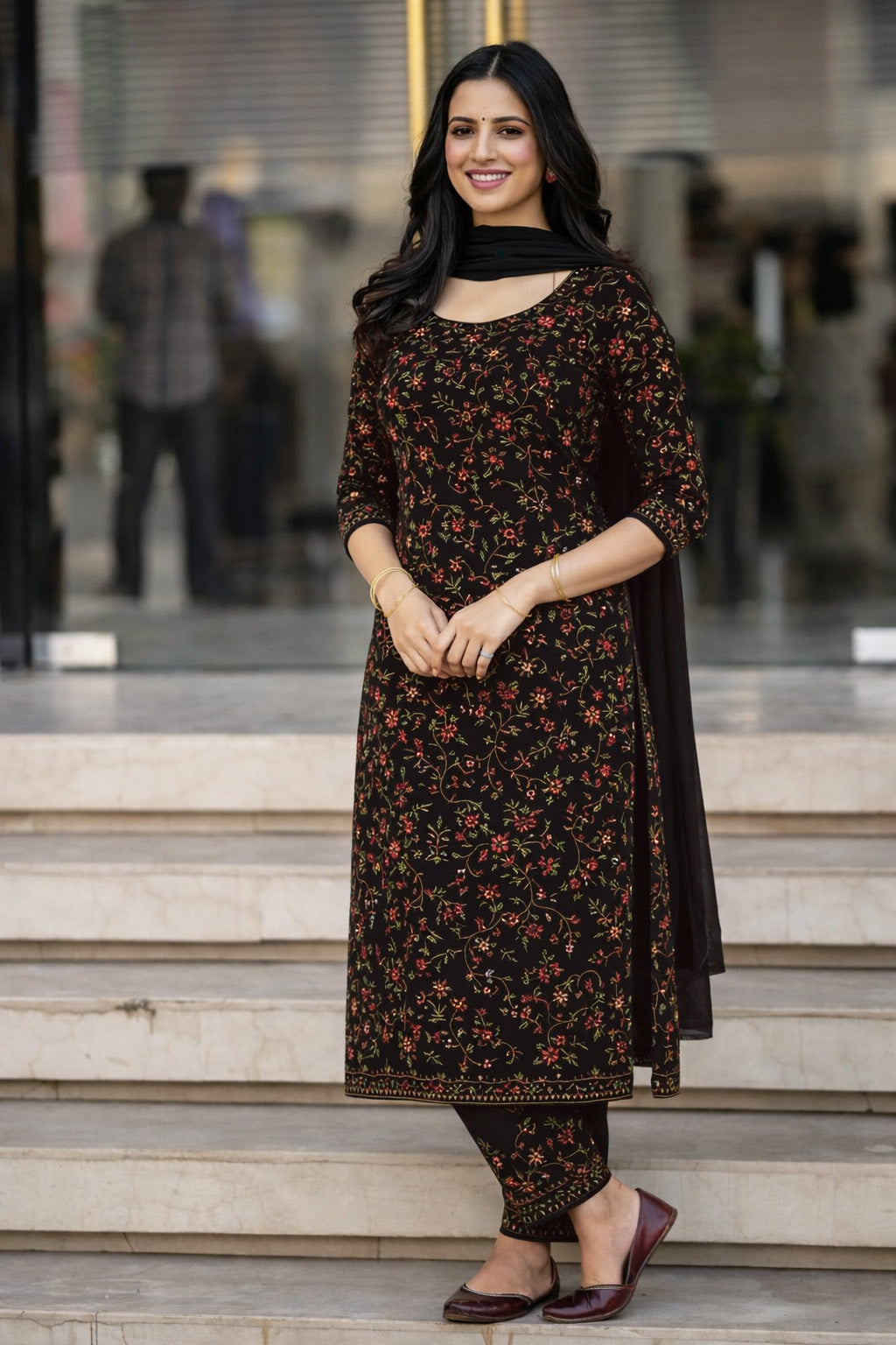 Raw Silk Embroidery Fabric