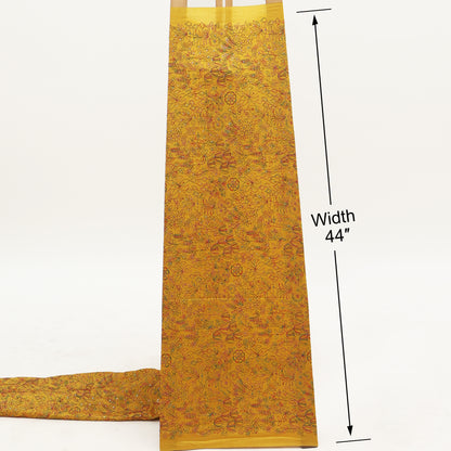 Raw Silk Embroidery Fabric