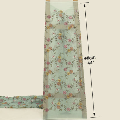 Chanderi Embroidery Fabric