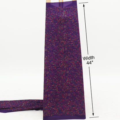 Raw Silk Embroidery Fabric