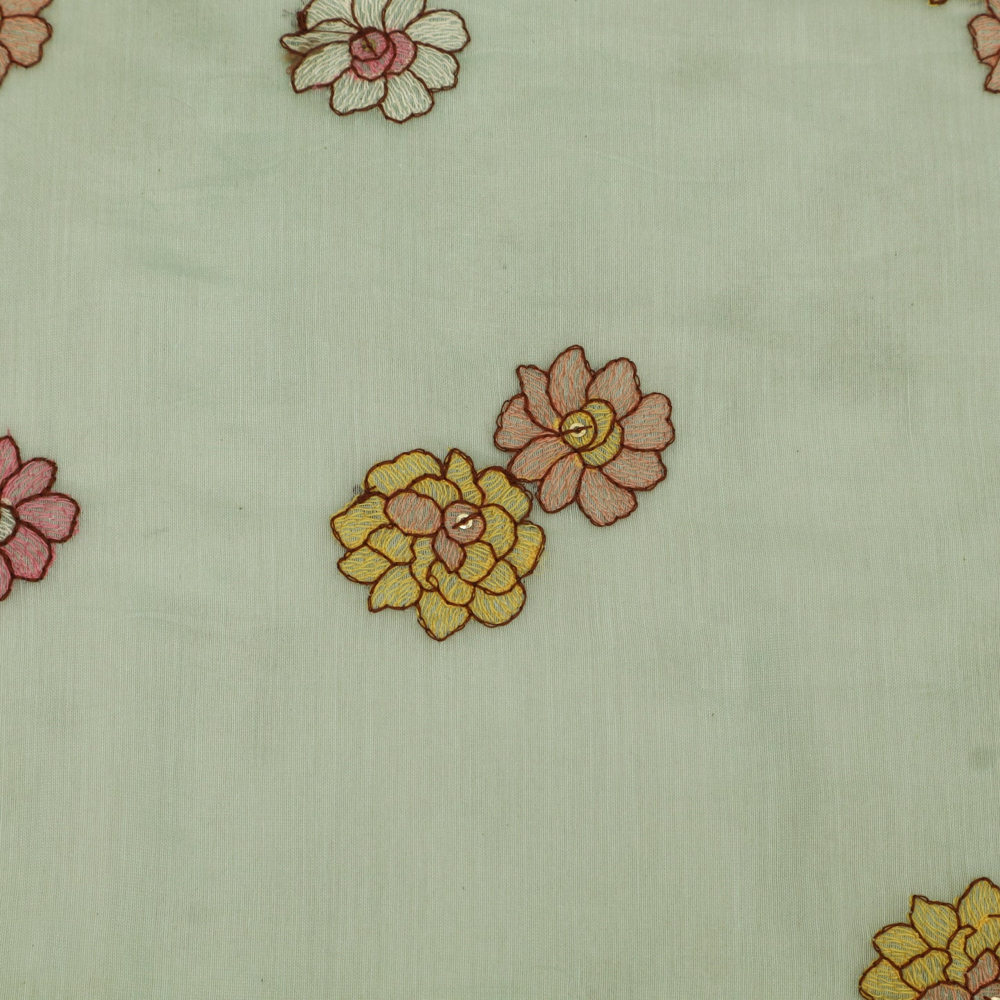 Chanderi Embroidery Fabric