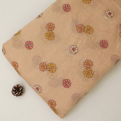 Chanderi Embroidery Fabric