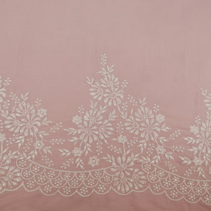 Cotton Border Embroidery Fabric