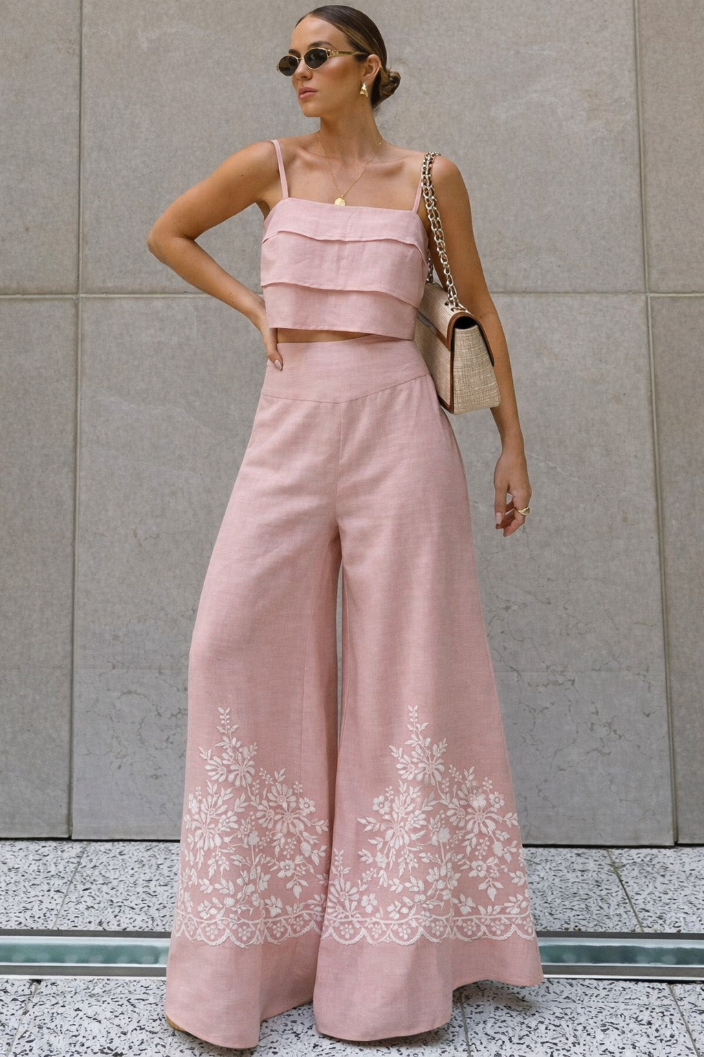 Cotton Border Embroidery Fabric