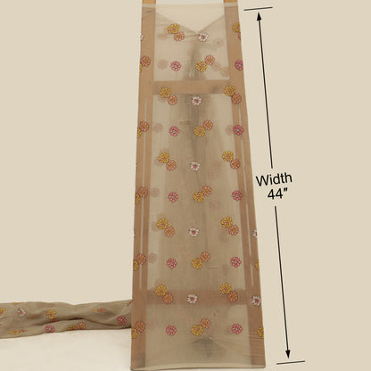 Chanderi Embroidery Fabric