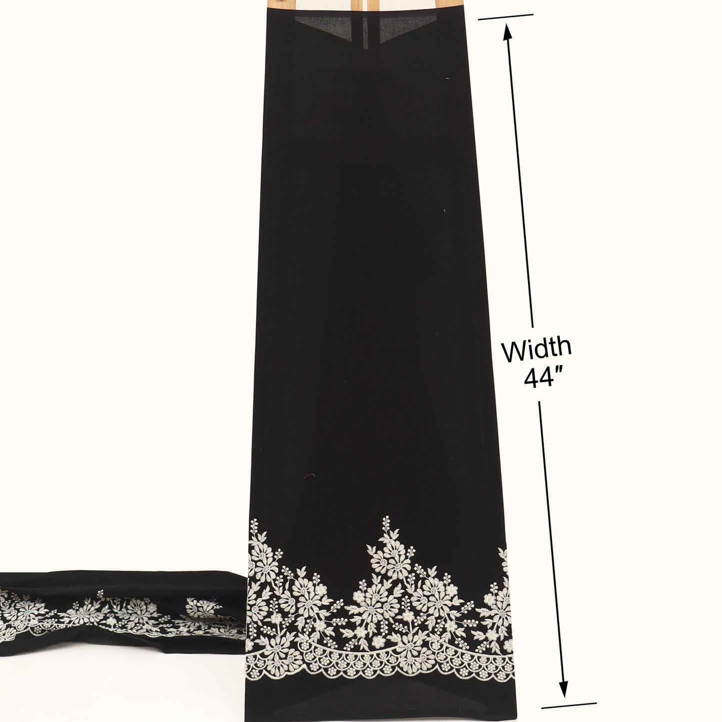 Cotton Border Embroidery Fabric