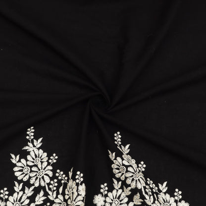 Cotton Border Embroidery Fabric