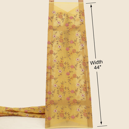 Chanderi Embroidery Fabric