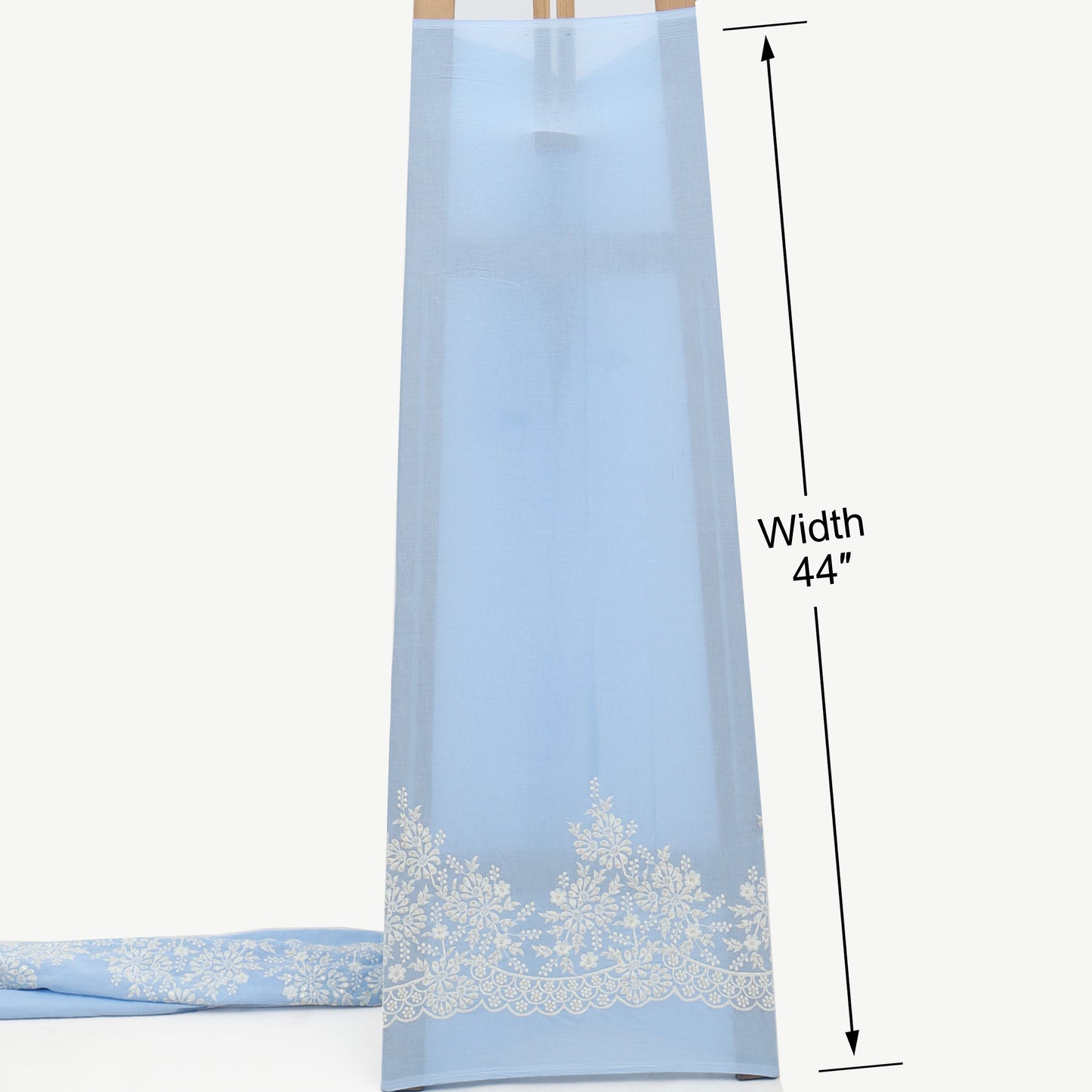 Cotton Border Embroidery Fabric