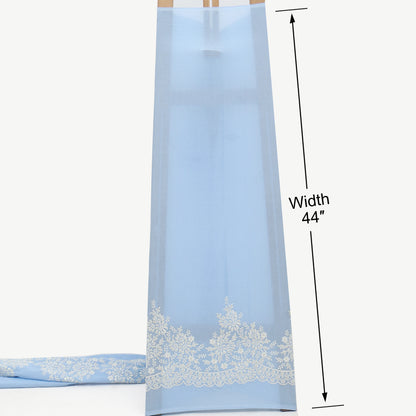 Cotton Border Embroidery Fabric