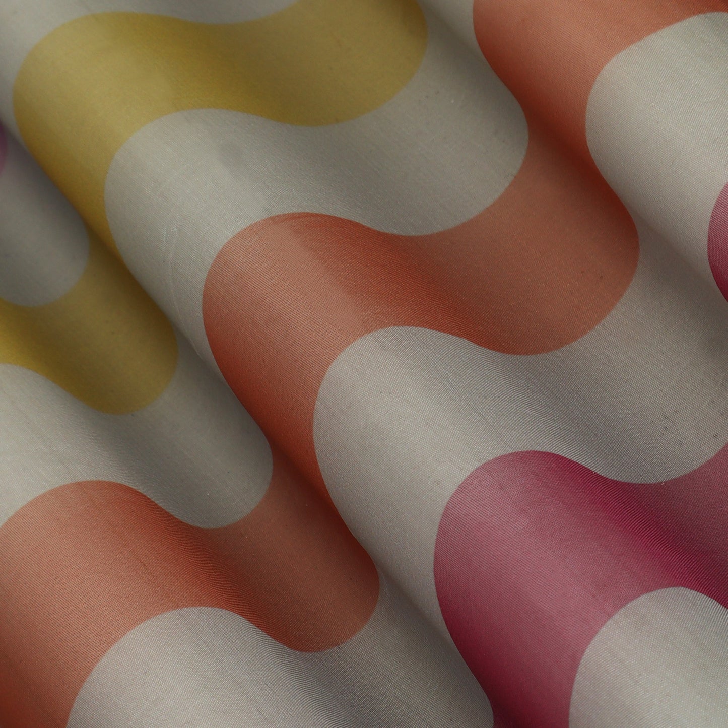 Multicolor Organza Print Fabric