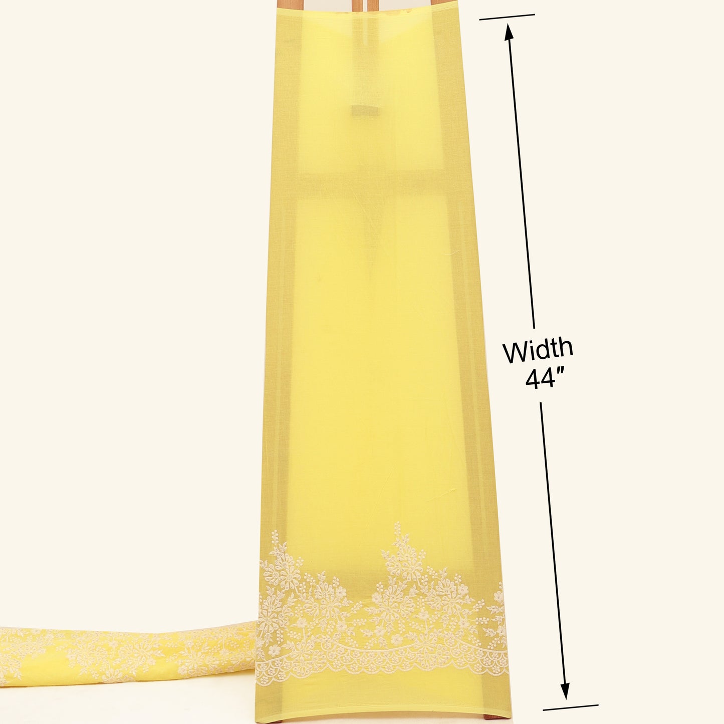 Cotton Border Embroidery Fabric