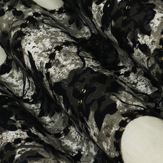 Colored Color Cotton Patch Work Plazo Fabric