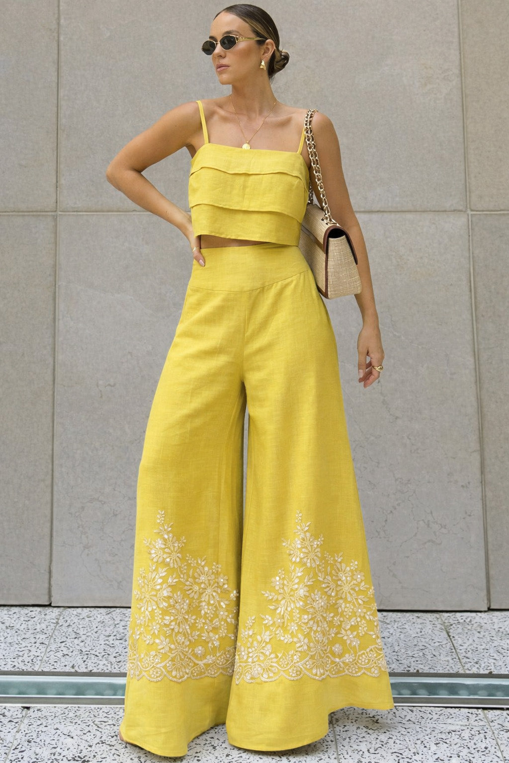 Cotton Border Embroidery Fabric