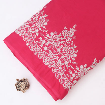 Cotton Border Embroidery Fabric