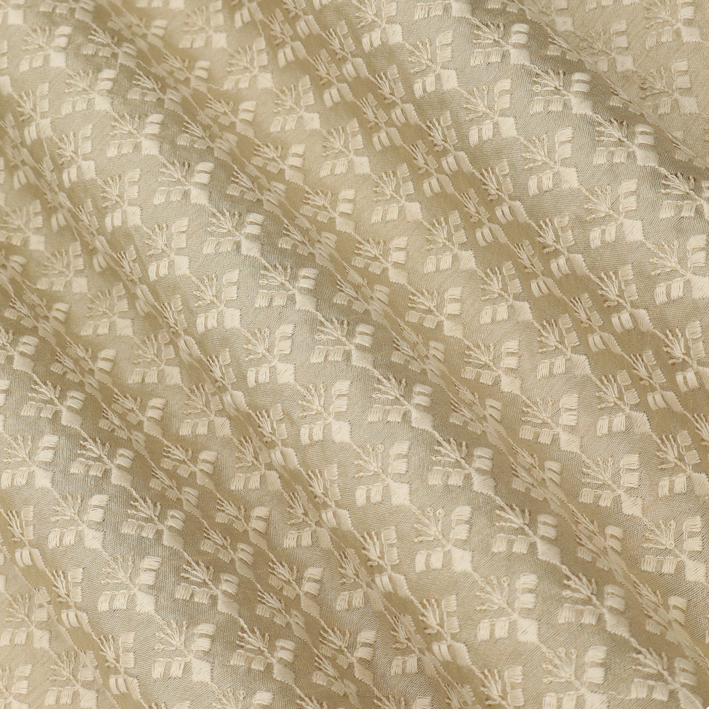 Slub Silk Embroidery