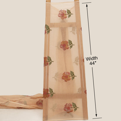 Chanderi Embroidery Fabric
