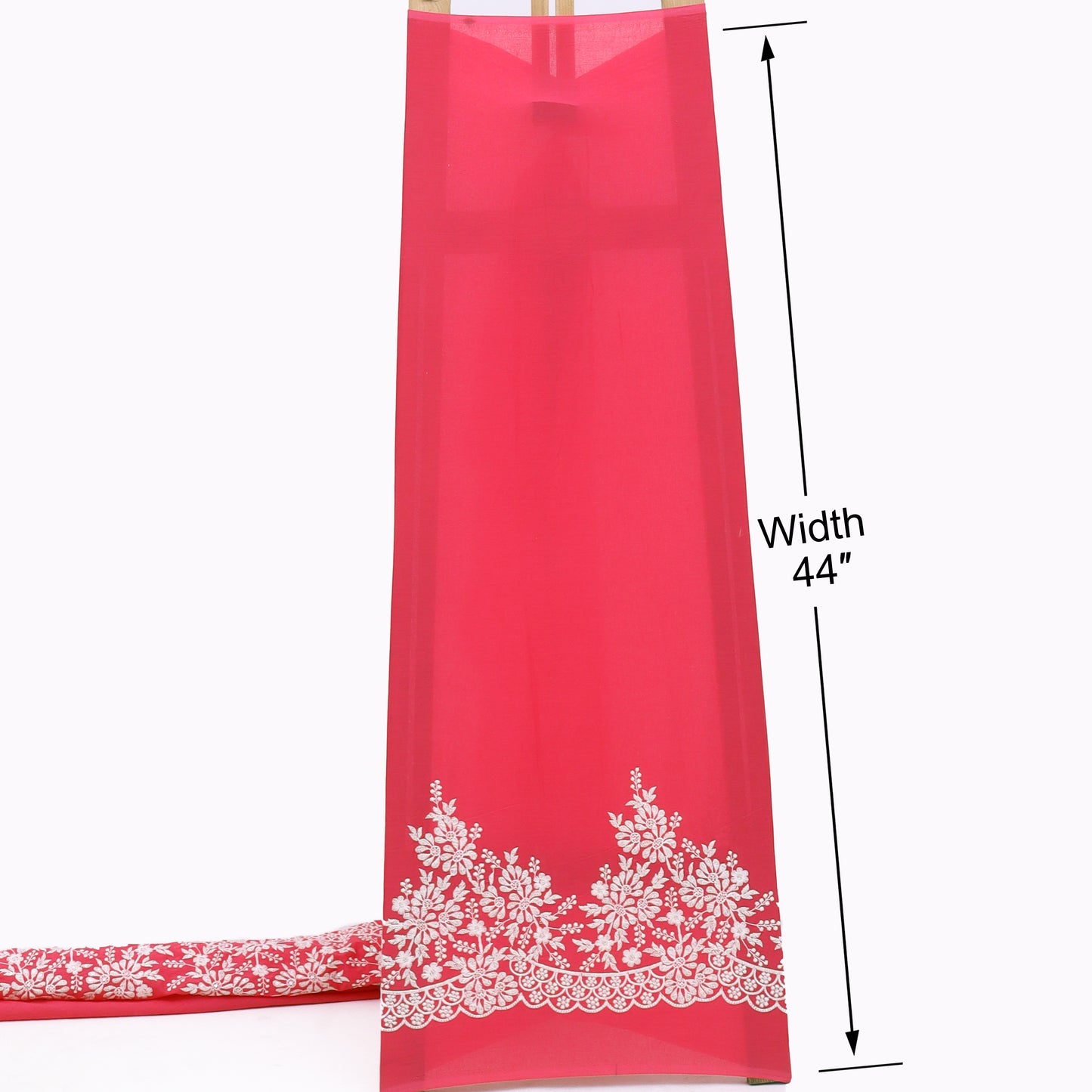 Cotton Border Embroidery Fabric