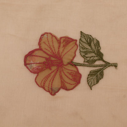 Chanderi Embroidery Fabric