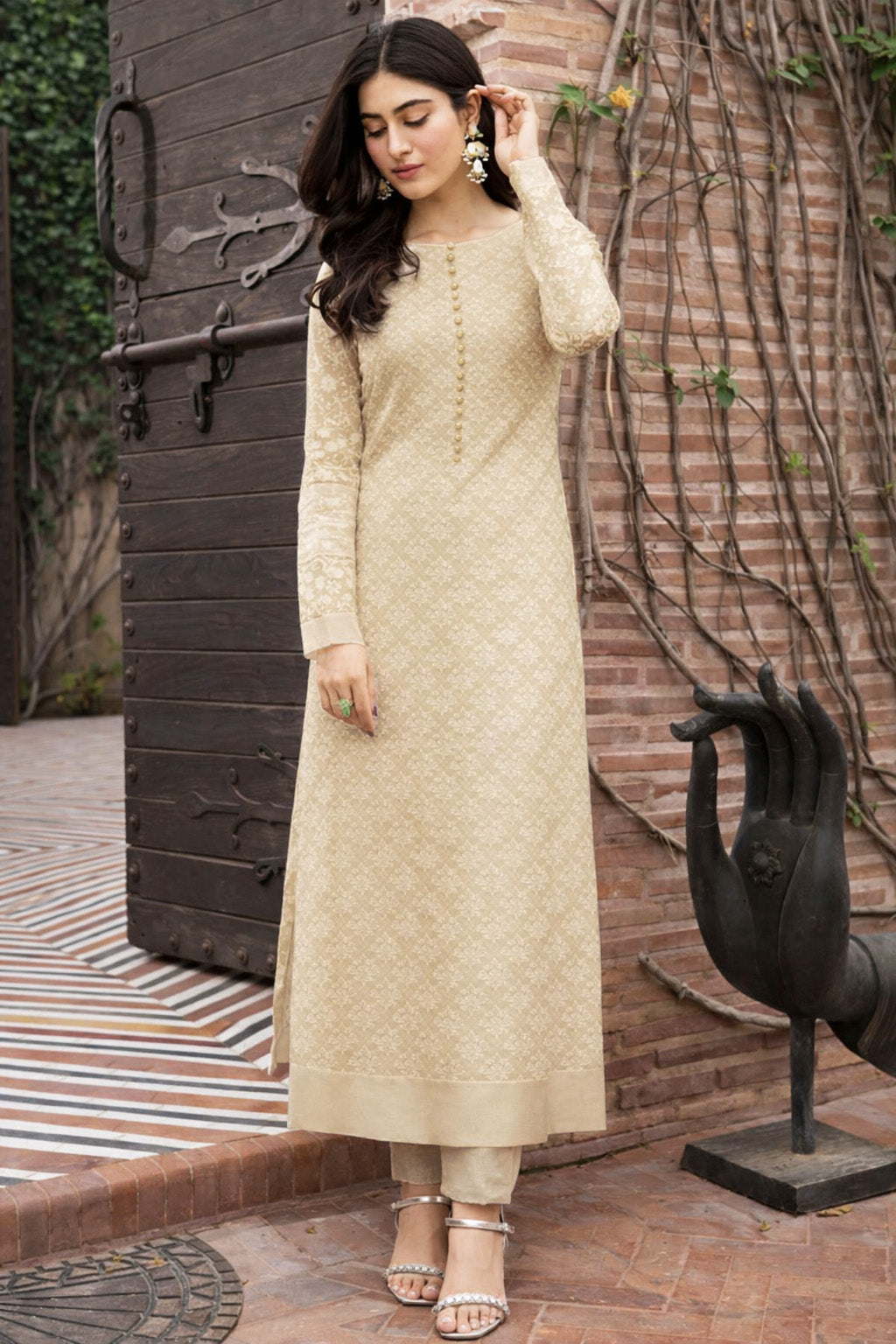 Slub Silk Embroidery