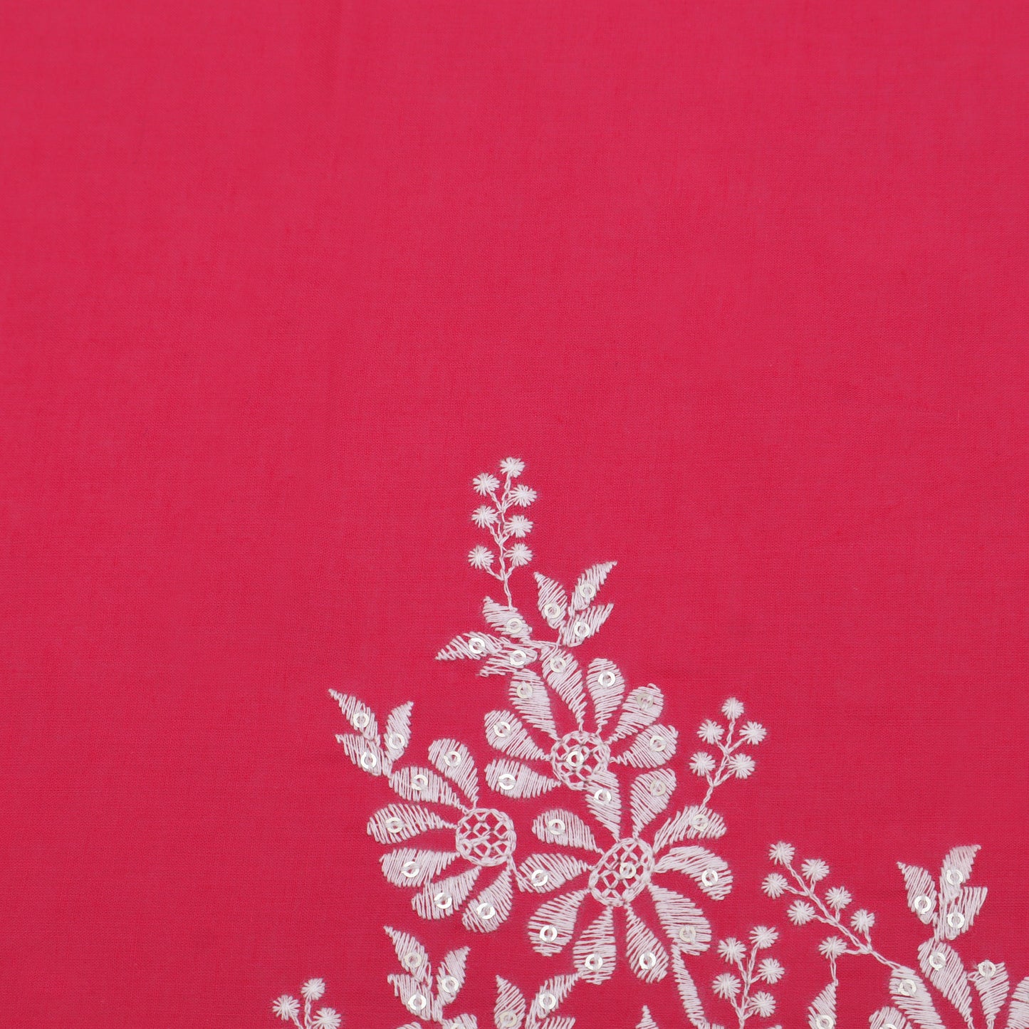 Cotton Border Embroidery Fabric