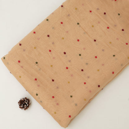 Chanderi Embroidery Fabric
