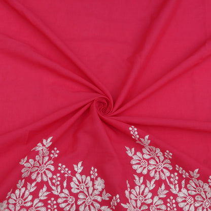 Cotton Border Embroidery Fabric