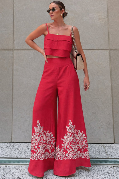 Cotton Border Embroidery Fabric