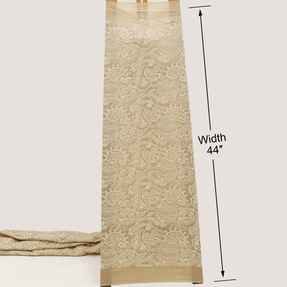 Slub Silk Embroidery