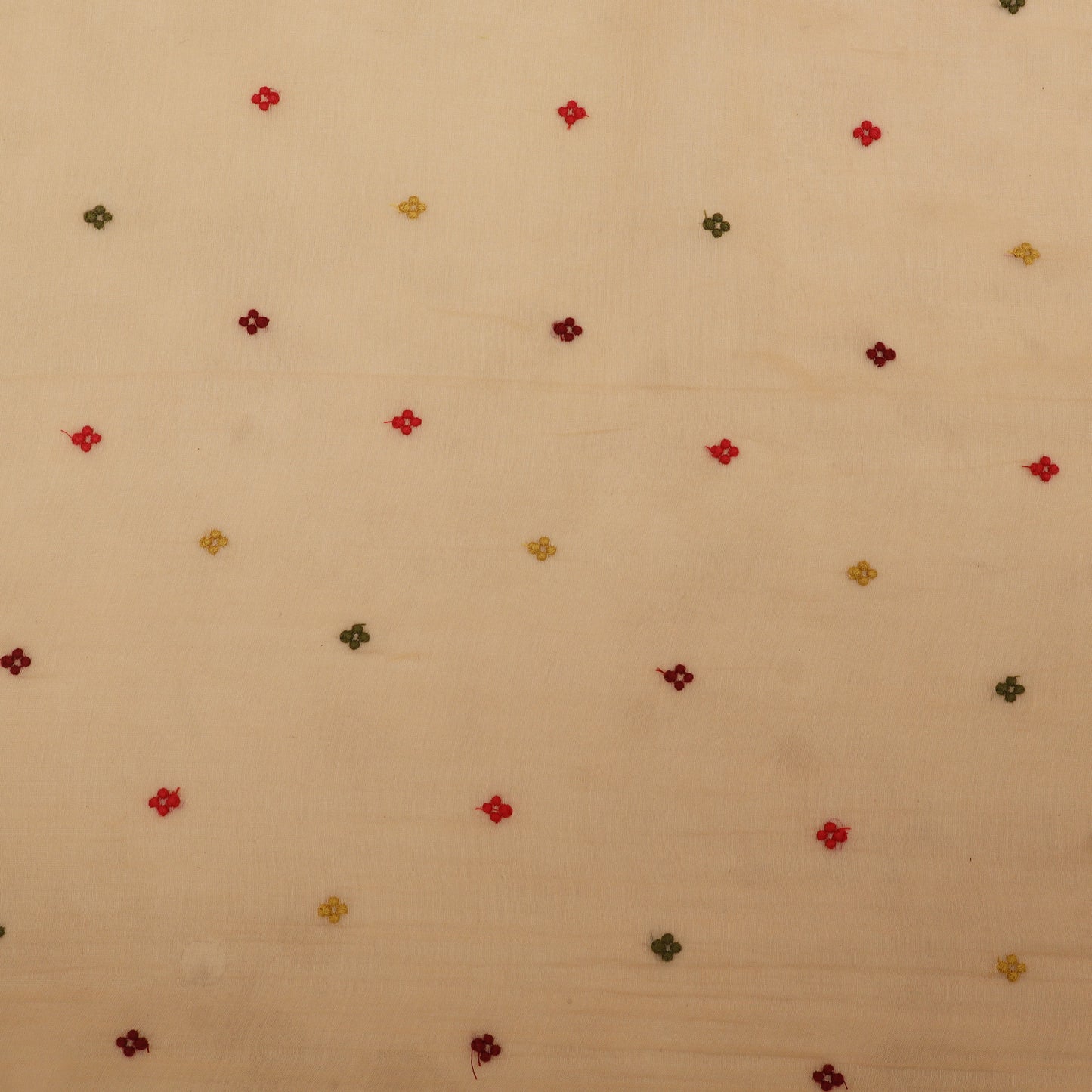 Chanderi Embroidery Fabric