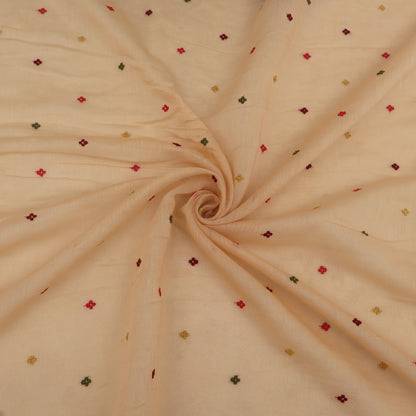 Chanderi Embroidery Fabric