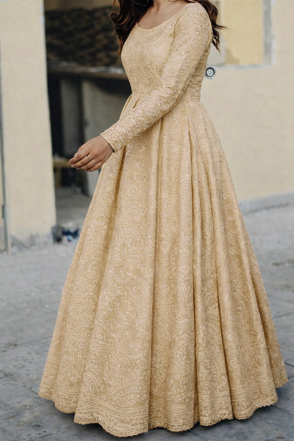 Slub Silk Embroidery