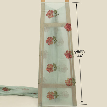 Chanderi Embroidery Fabric