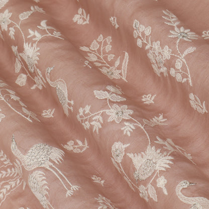 Slub Silk Embroidery