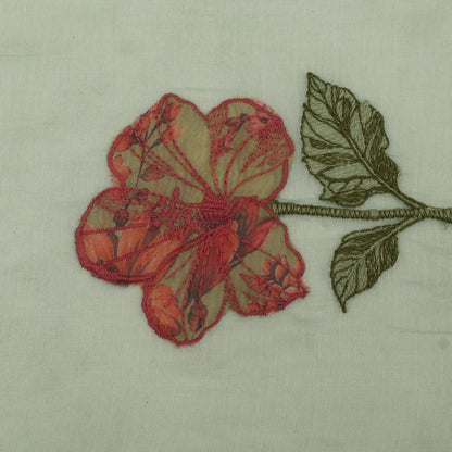 Chanderi Embroidery Fabric
