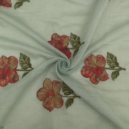Chanderi Embroidery Fabric