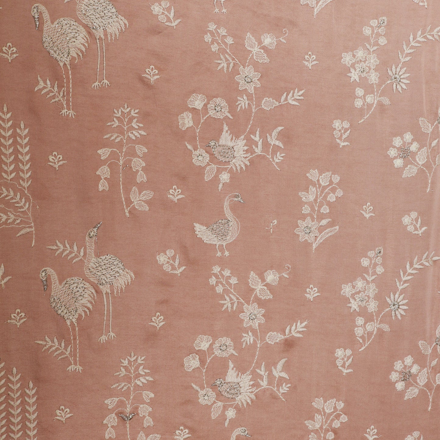 Slub Silk Embroidery