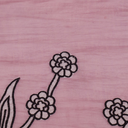 Mul Chanderi Embroidery Fabric