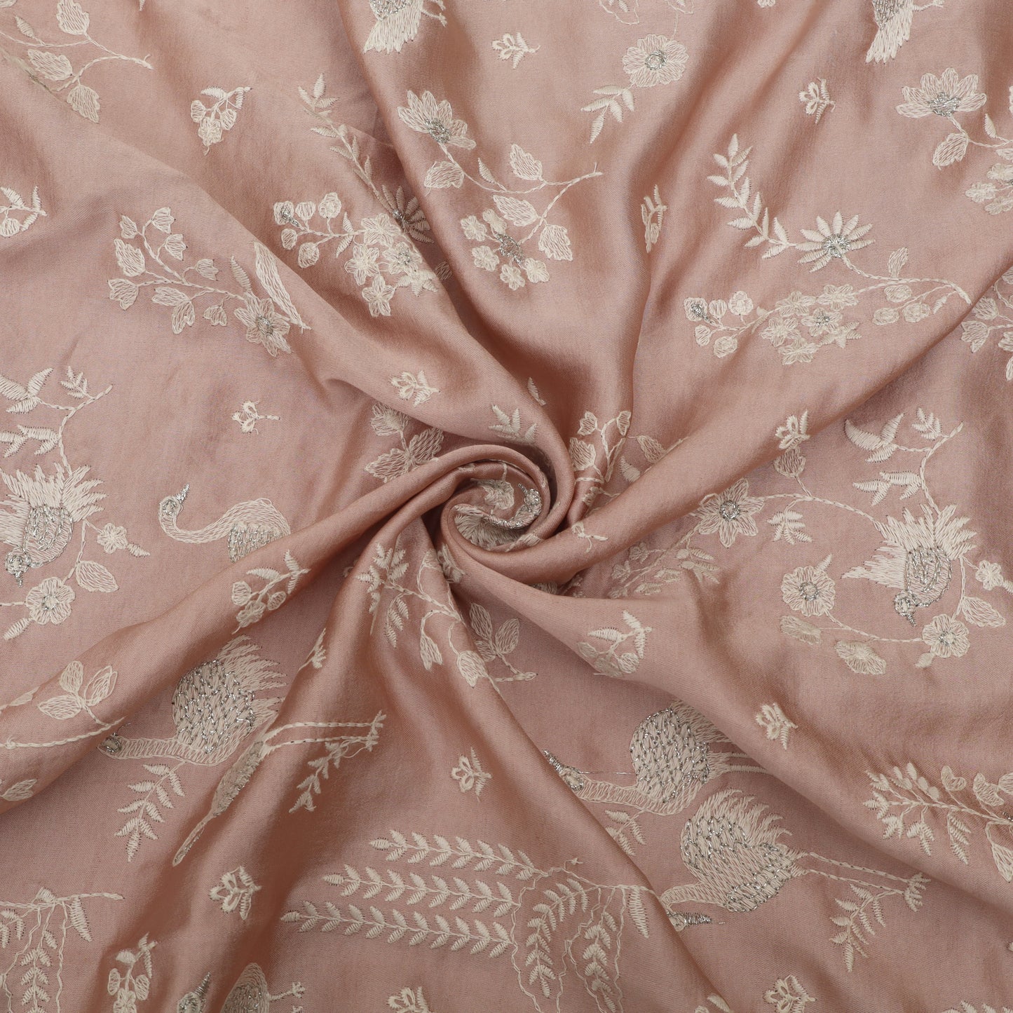 Slub Silk Embroidery