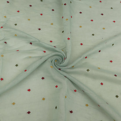 Chanderi Embroidery Fabric