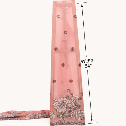 Mul Chanderi Embroidery Fabric